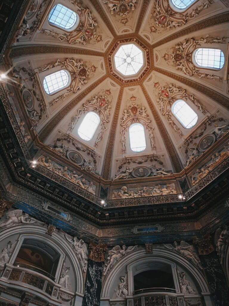 The ceiling of the Art History Museum